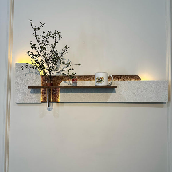 Horizontal Sandstone Creative Wall Decoration with LED Light