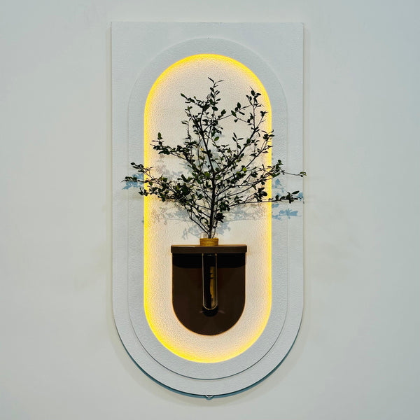 Creamy Style Creative Wall Decoration with LED Light